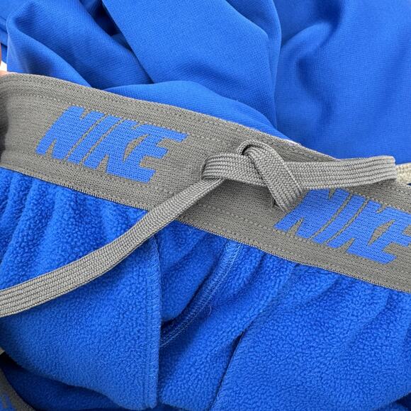 Nike Sweatpants Mens Medium Knockout KO Fleece Blue Gray Therma-Fit Relaxed Fit - Picture 6 of 11